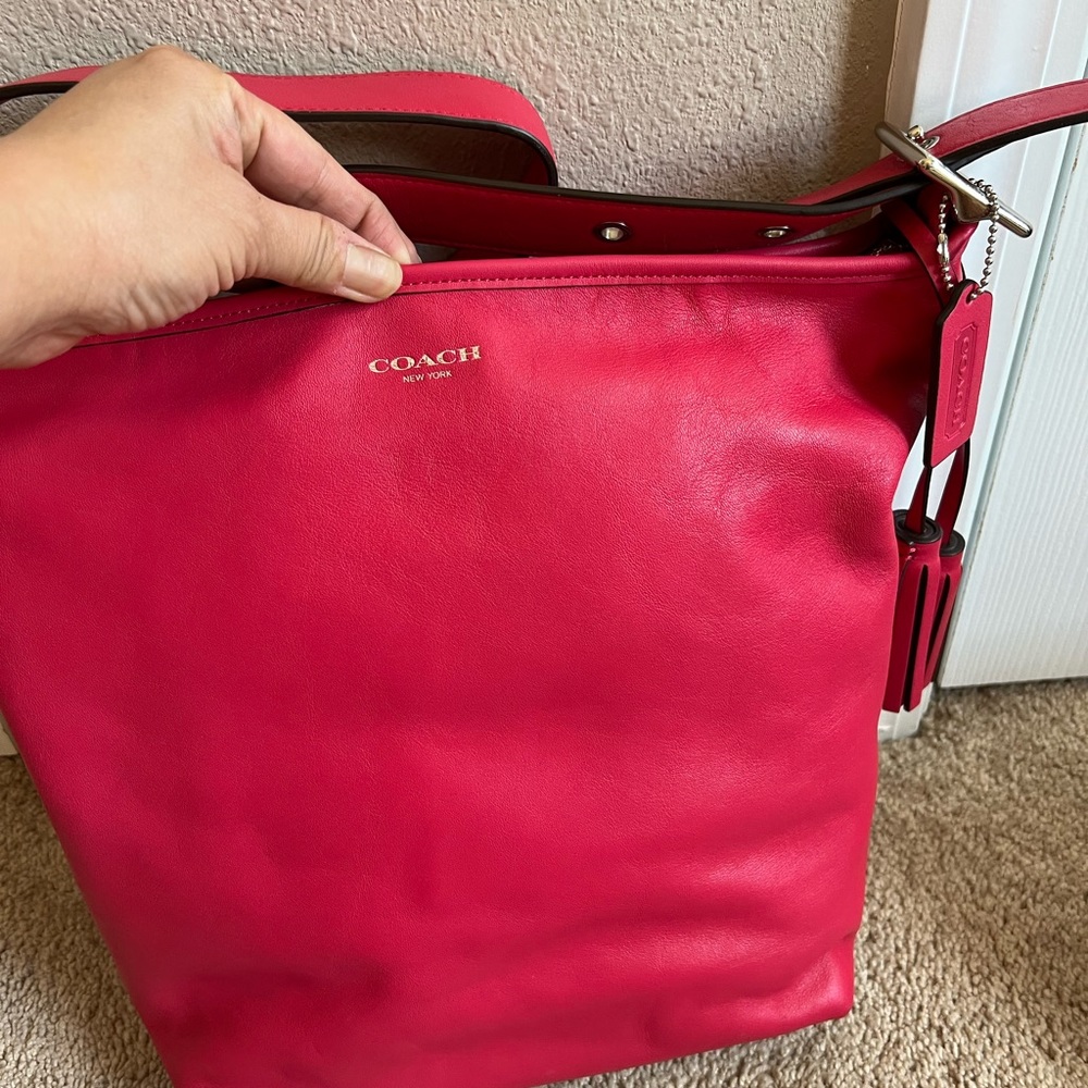 Coach large bucket bag